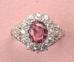 diamond and spinel ring