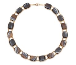 banded agate necklace