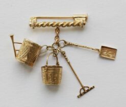 gold gardening charms