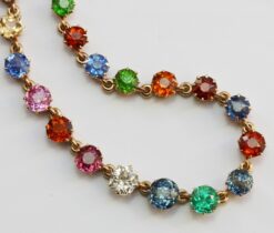 colored Edwardian necklace