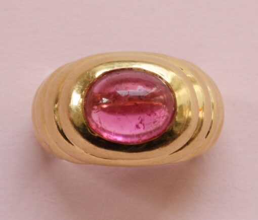 gold and tourmaline ring
