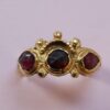 gold and garnet ring
