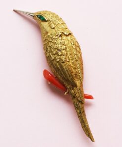 hummingbird brooch