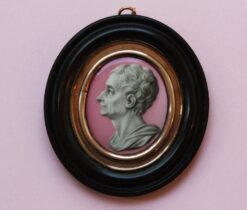 porcelain portrait of Montesquieu