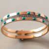 diamond and turquoise bracelet