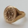 mythological sun seal ring