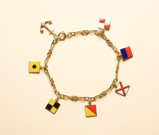 naval charm bracelet