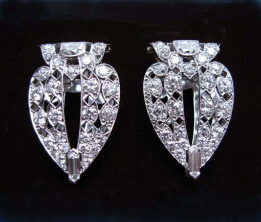 diamond double clips