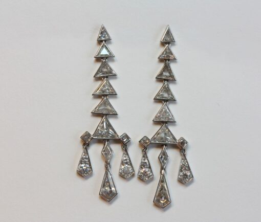 diamond pagode earrings