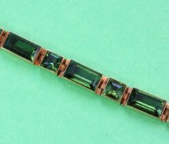 green tourmaline bracelet