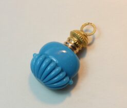 blue opaline perfume flask