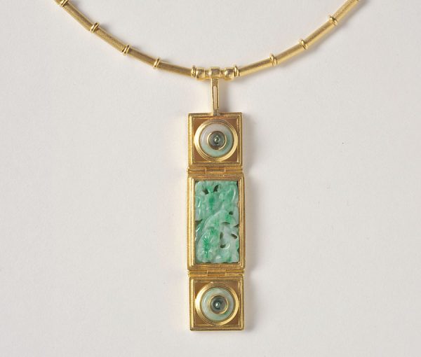 jade and tourmaline necklace