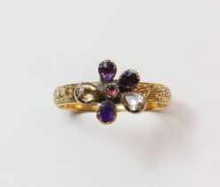 harlequin violet ring