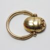 gold scarab ring