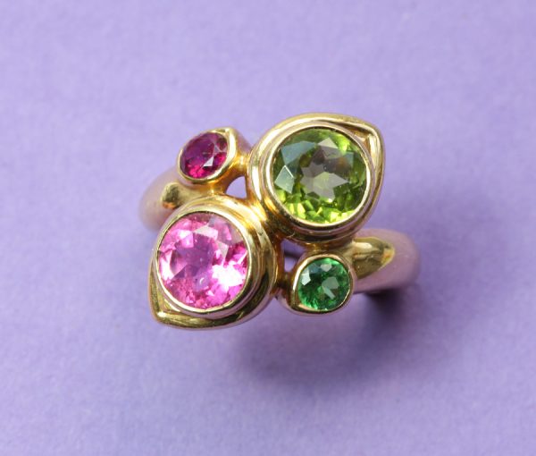 colorful René Boivin ring