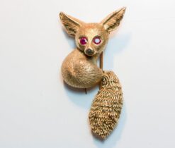 desert fox brooch