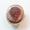 Bacchus cameo ring