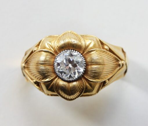 diamond and gold 'Burgtheatre Ring'