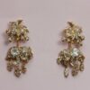 diamond and gold earrings