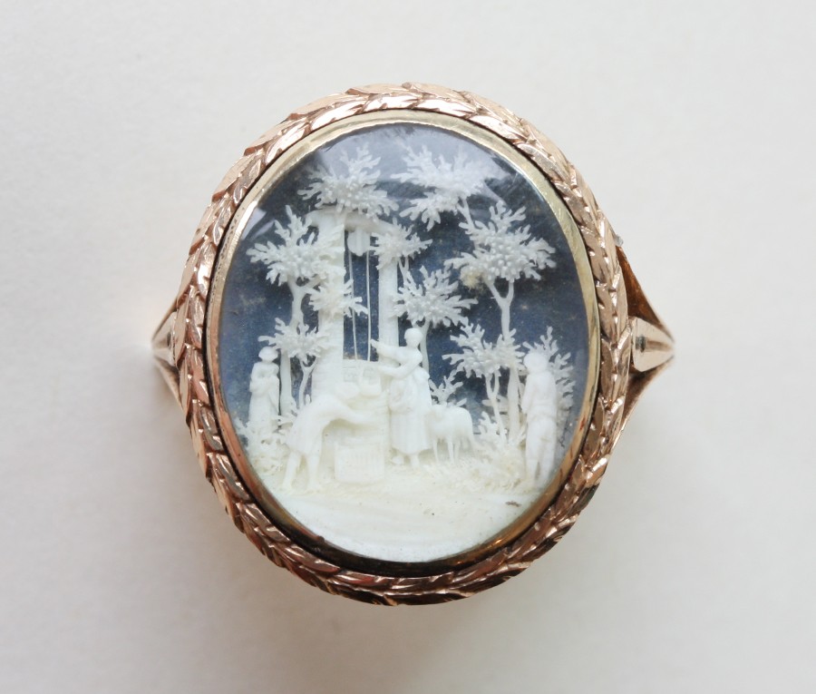 ivory miniature ring