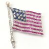American flag brooch