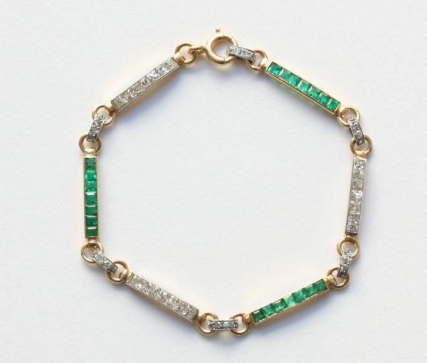 diamond and emerald bracelet