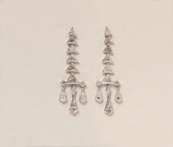 art deco pagode oorbellen