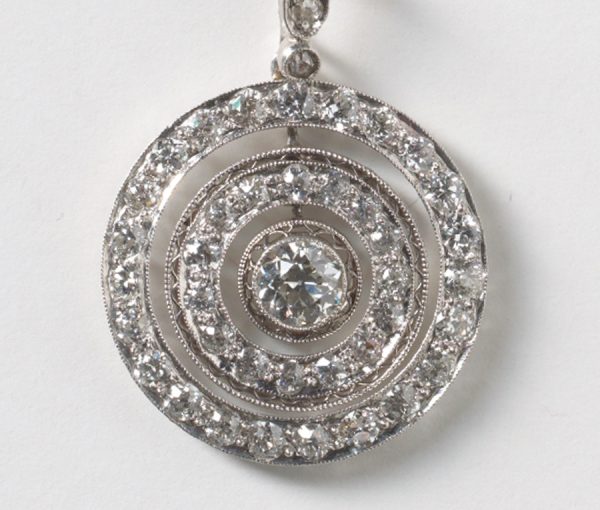 diamond target pendant