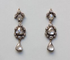 rosecut diamond earrings