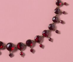 garnet necklace