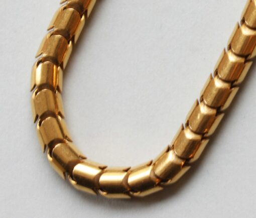 victorian gold snake chain
