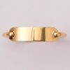 gold tag bracelet