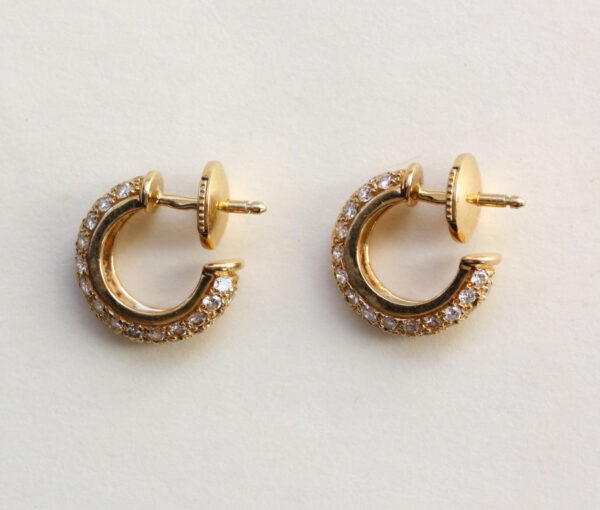 diamond cartier earrings