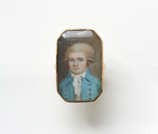 18th century portrait ring
