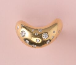 fred of paris diamond and gold ring