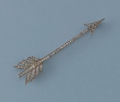 diamond arrow brooch