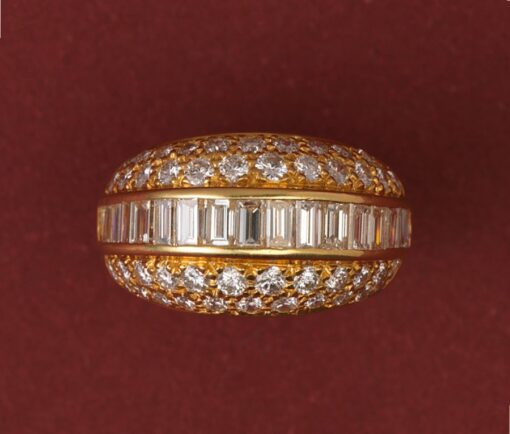 diamond and gold ring
