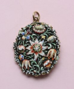 17th century enamel pendant