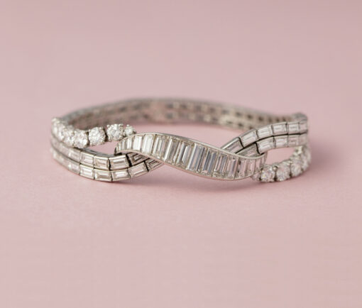 platinum and diamond bracelet