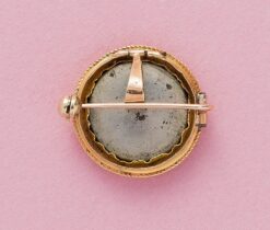 micro mosaic pendant or brooch