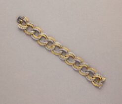 yellow and white gold lenfant bracelet