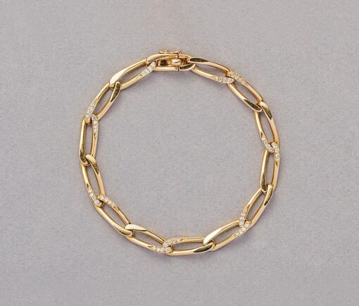 gold and diamond cartier bracelet