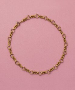 18 carat gold knot necklace