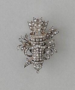 diamond quiver brooch