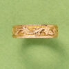 gold ivy band ring