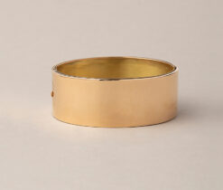 antique gold french bangle