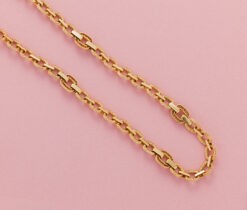 18k gold and diamond Georges Lenfant chain