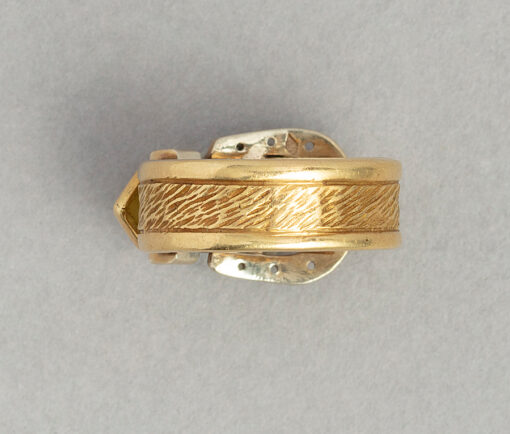 gold Hermès buckle ring