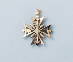 maltese cross pendant