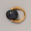 gold and jasper scarab ring
